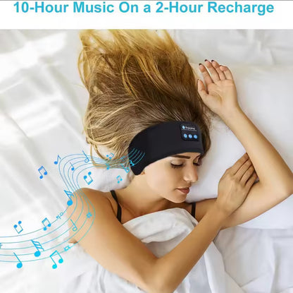 Wireless Bluetooth Headband – Sports Earphones & Sleep Mask with Music