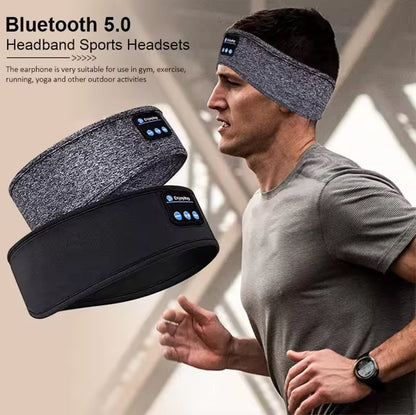 Wireless Bluetooth Headband – Sports Earphones & Sleep Mask with Music