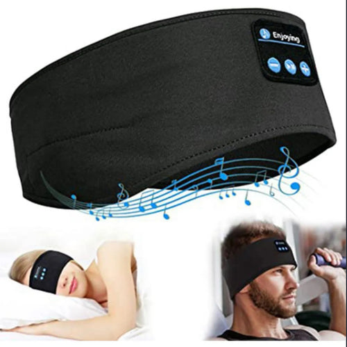 Wireless Bluetooth Headband – Sports Earphones & Sleep Mask with Music